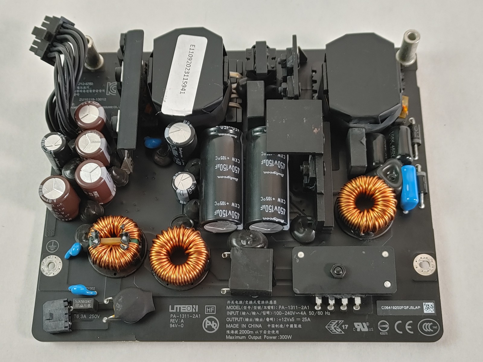 Apple iMac 27″ A1419 12-Pin 300 W Power Supply Liteon PA-1311-2A1