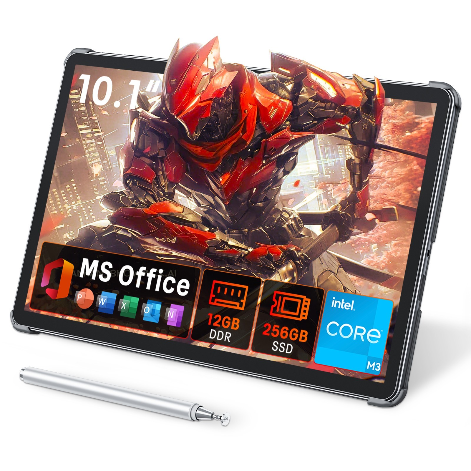 10.1″ Windows 11 Pro Tablet PC 12GB+256GB,3.4Ghz Intel Core M3-8100Y