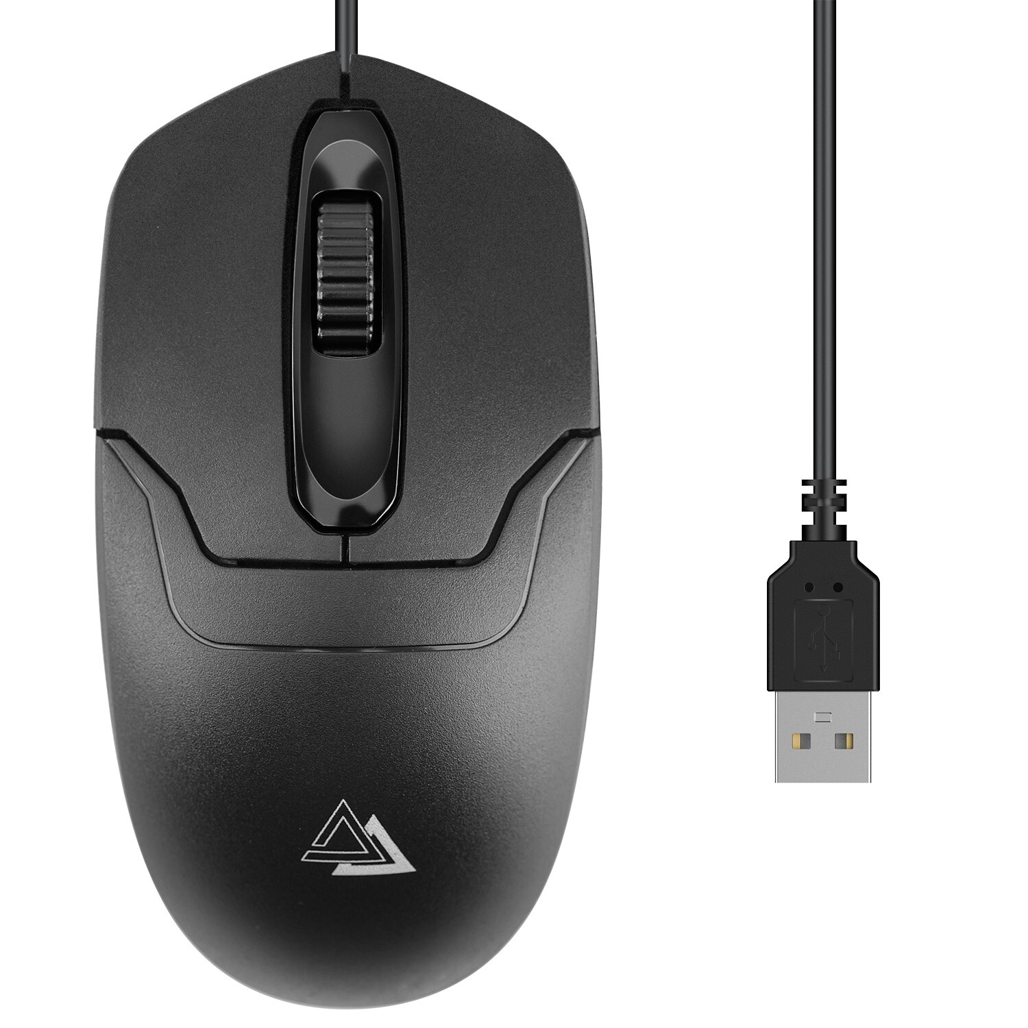 1000 DPI Plug and Play Mouse – USB 2.0 Wired Optical for PC/Laptop/Desktop