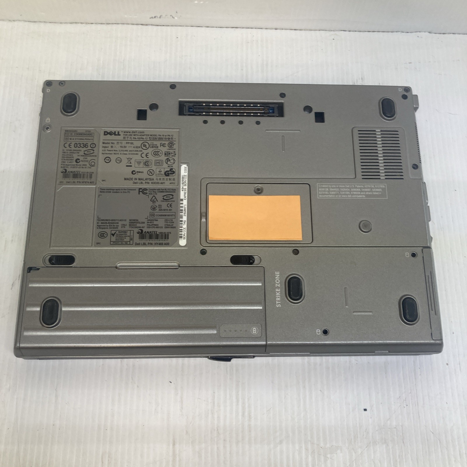 Dell Latitude D630 Intel Core 2 Duo 2.0GHz 1GB RAM No HDD Boot to BIOS