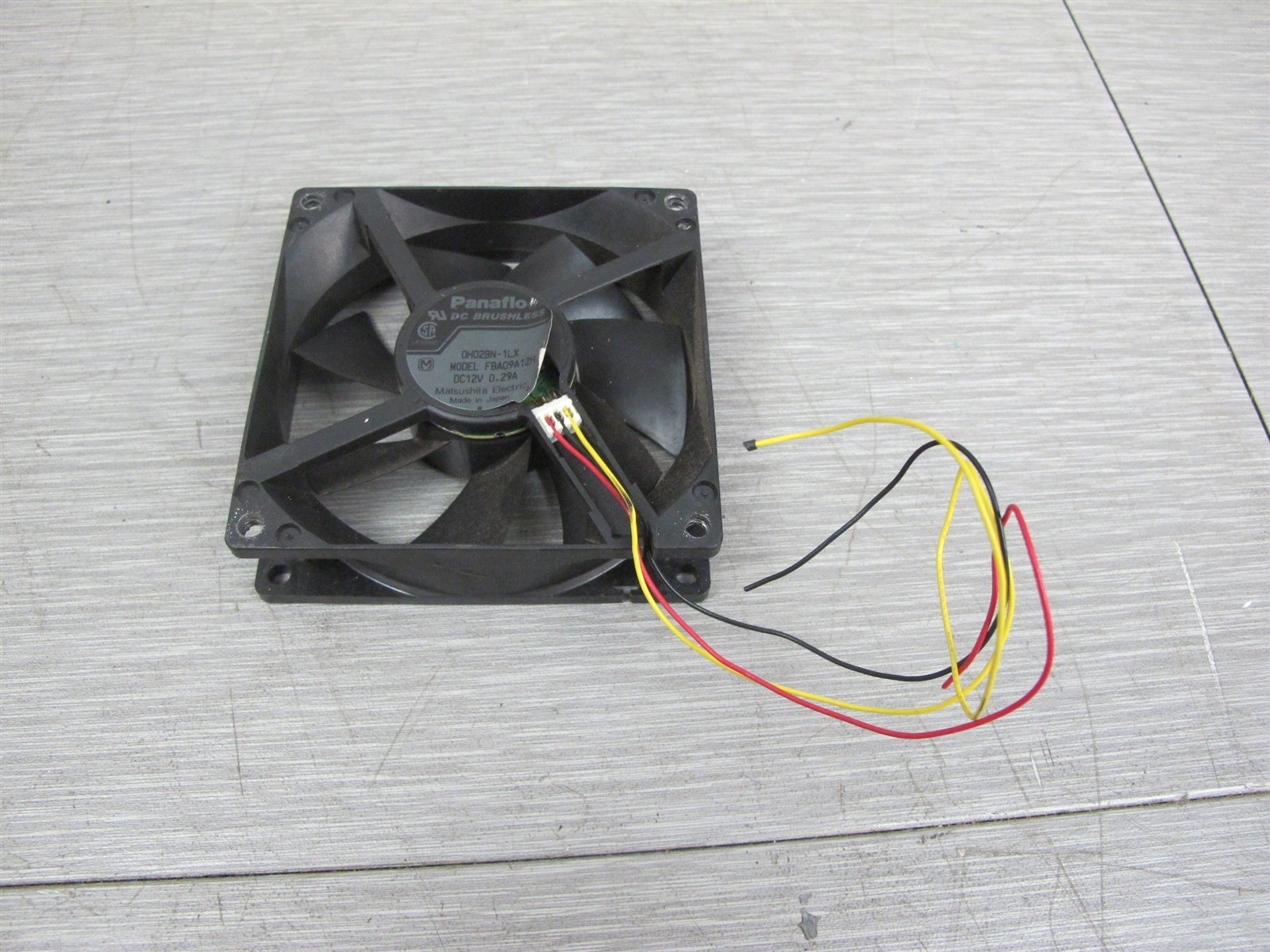 Matsushita Panaflo FBA09A12H DC Brushless Fan 12V 0.29A 92mm
