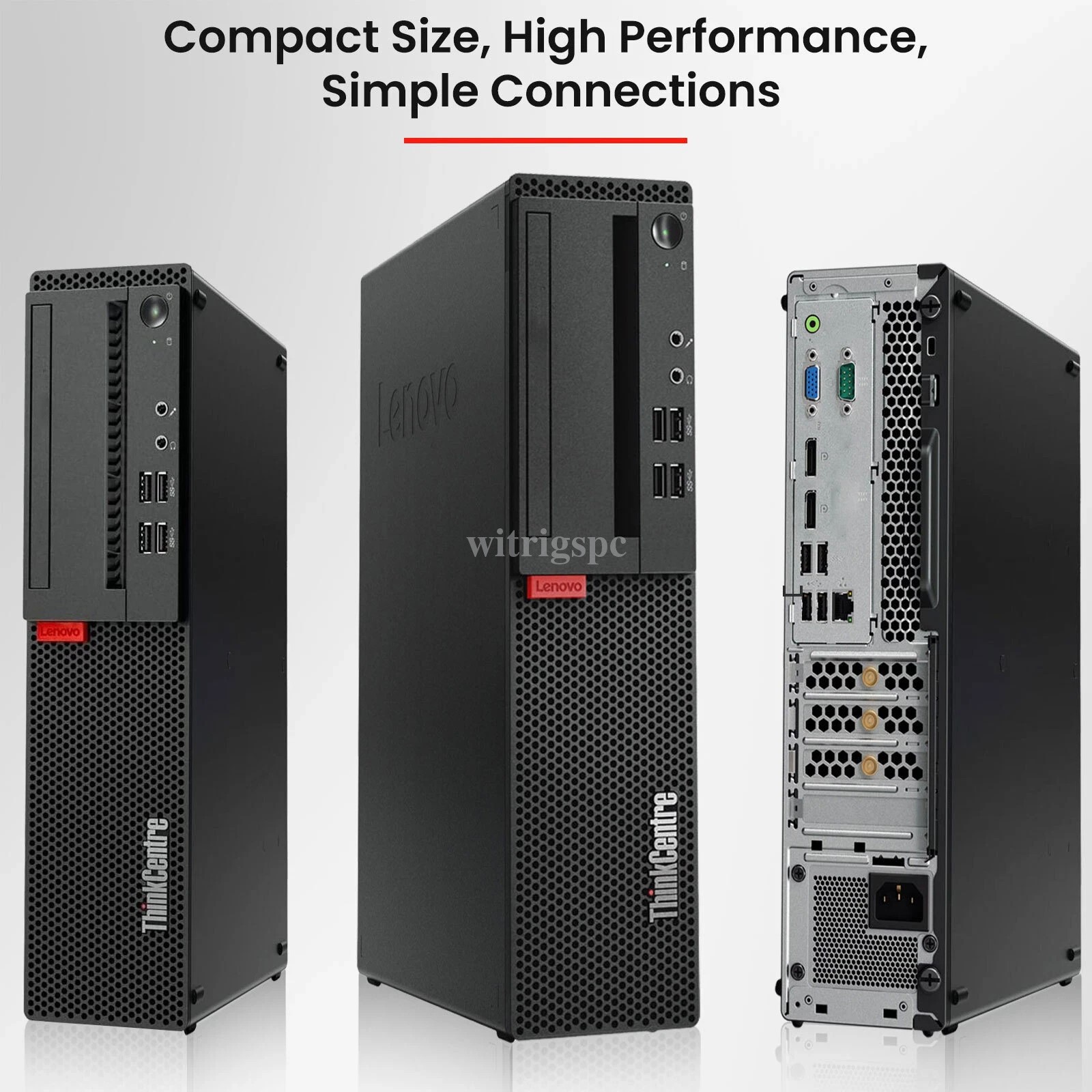 Lenovo ThinkCentre M910S SFF Desktop PC Intel i7-9th 32GB RAM 1TB SSD Win11 WiFi