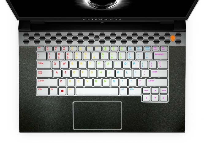 2-pack matte black Palmrest Sticker for Dell Alienware 15 2015 2016 m15 R1 R2 R3