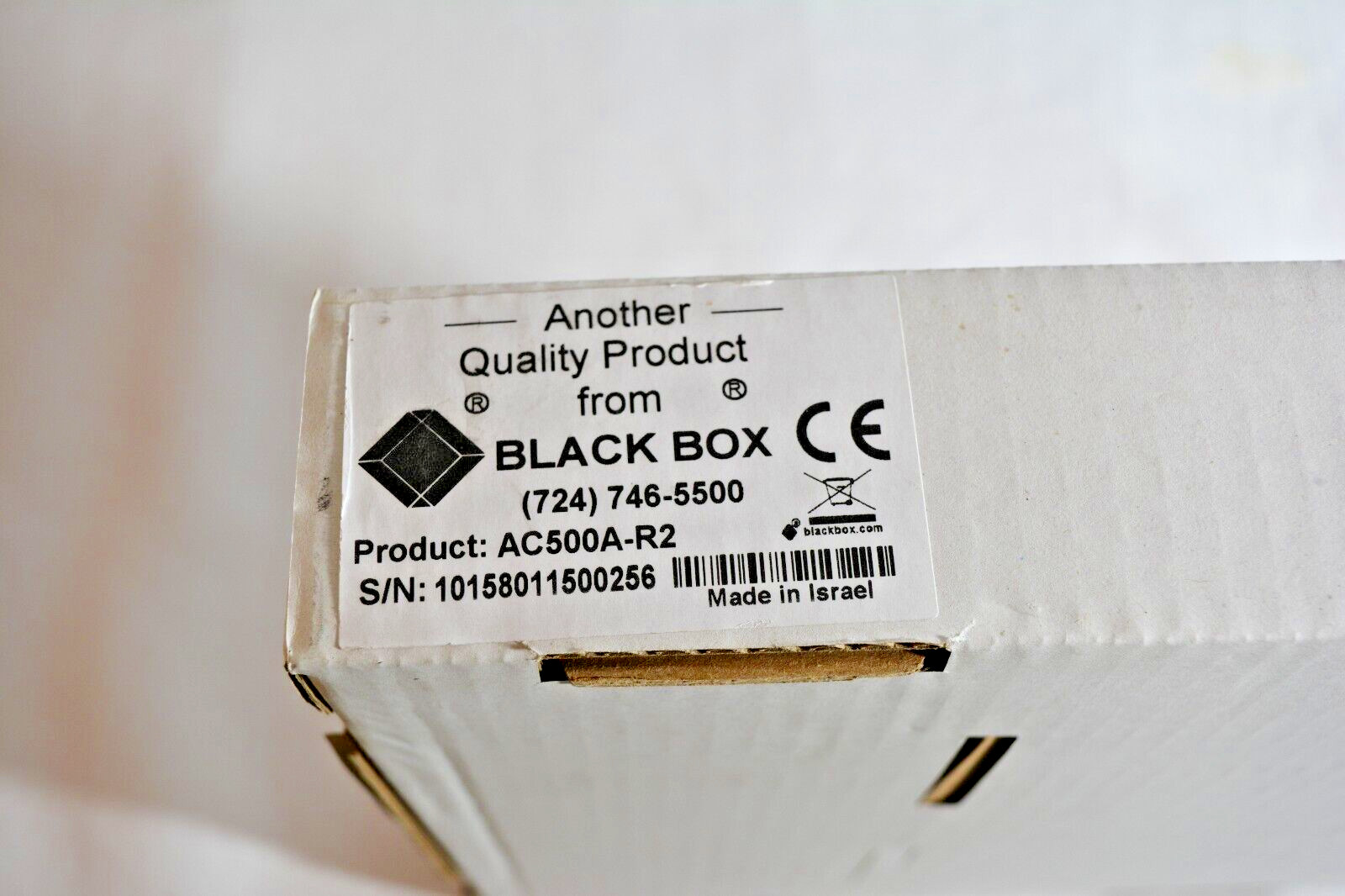 NEW Black Box AC500A-R2 Cat5 VGA 2-Channel Video Splitter