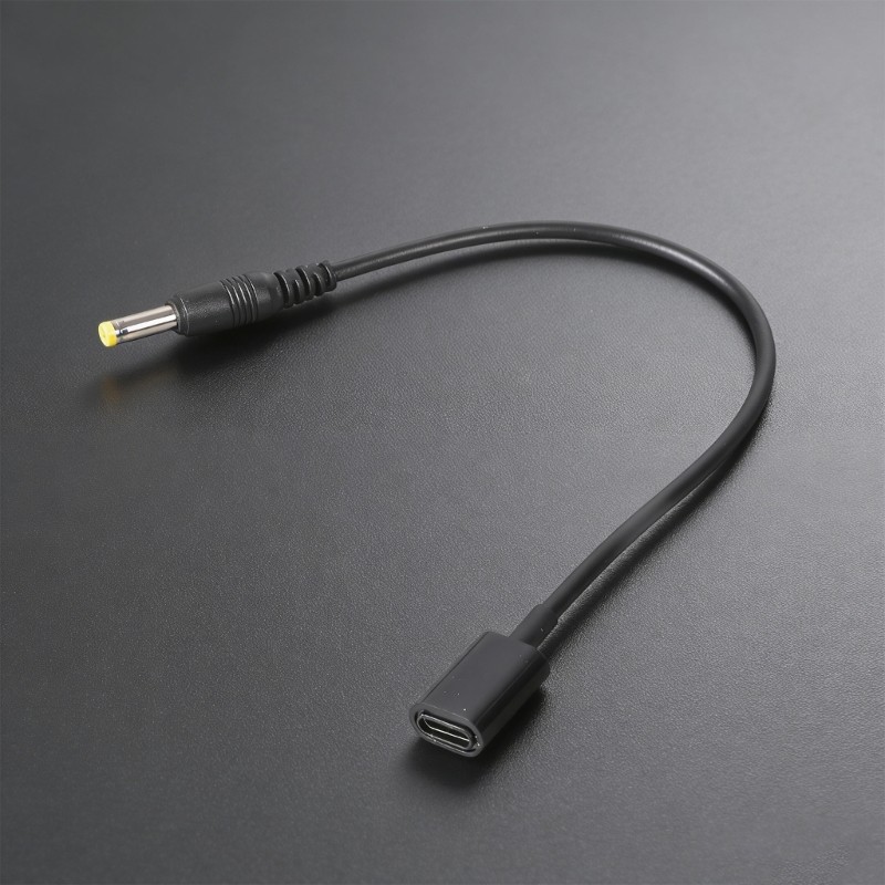 Short 21cm USB C Female To DC4017 Power Adapter Cord For Electronic Gadgets