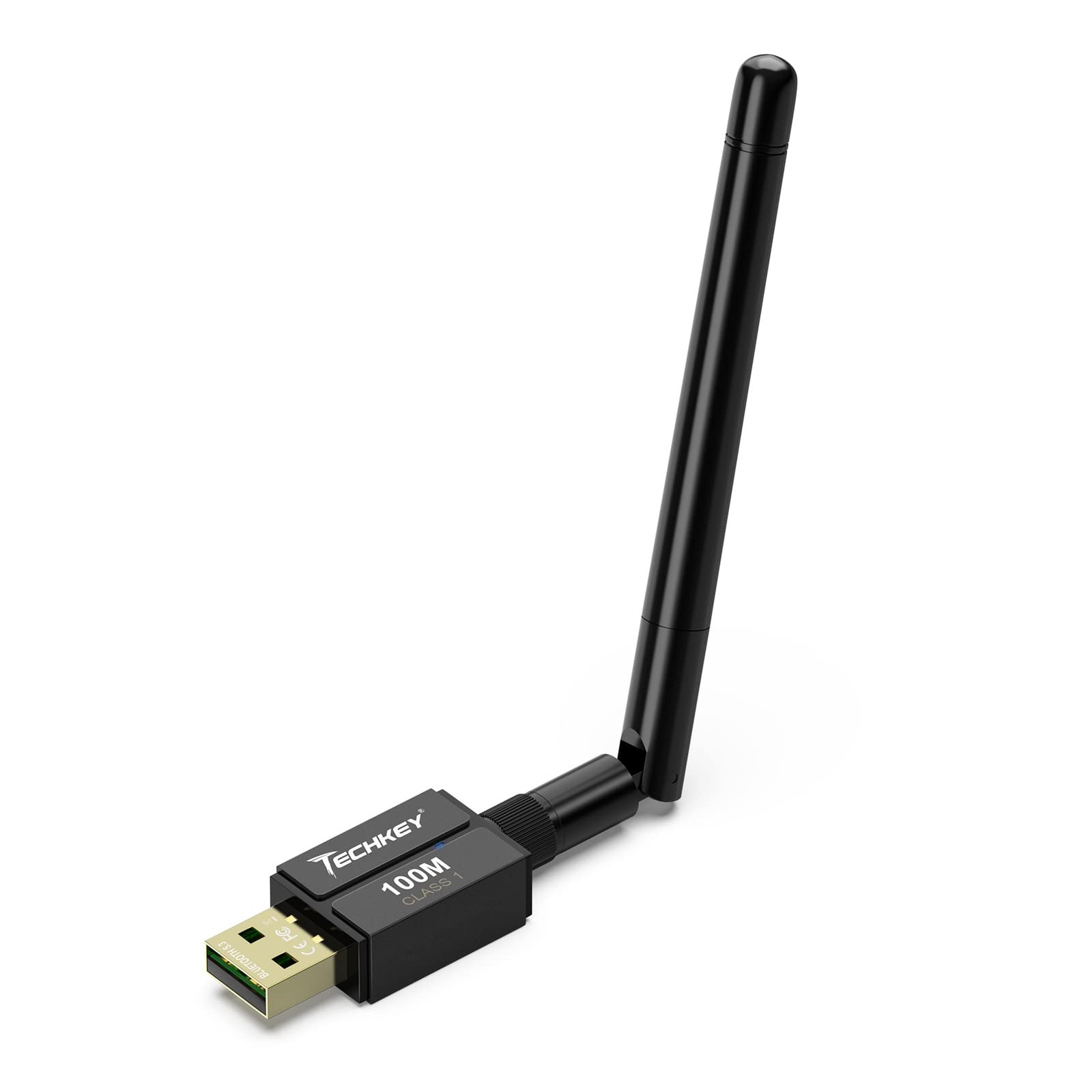 Long Range USB Bluetooth 5.3 Adapter for Desktop PC – 328FT 5.3BT, black