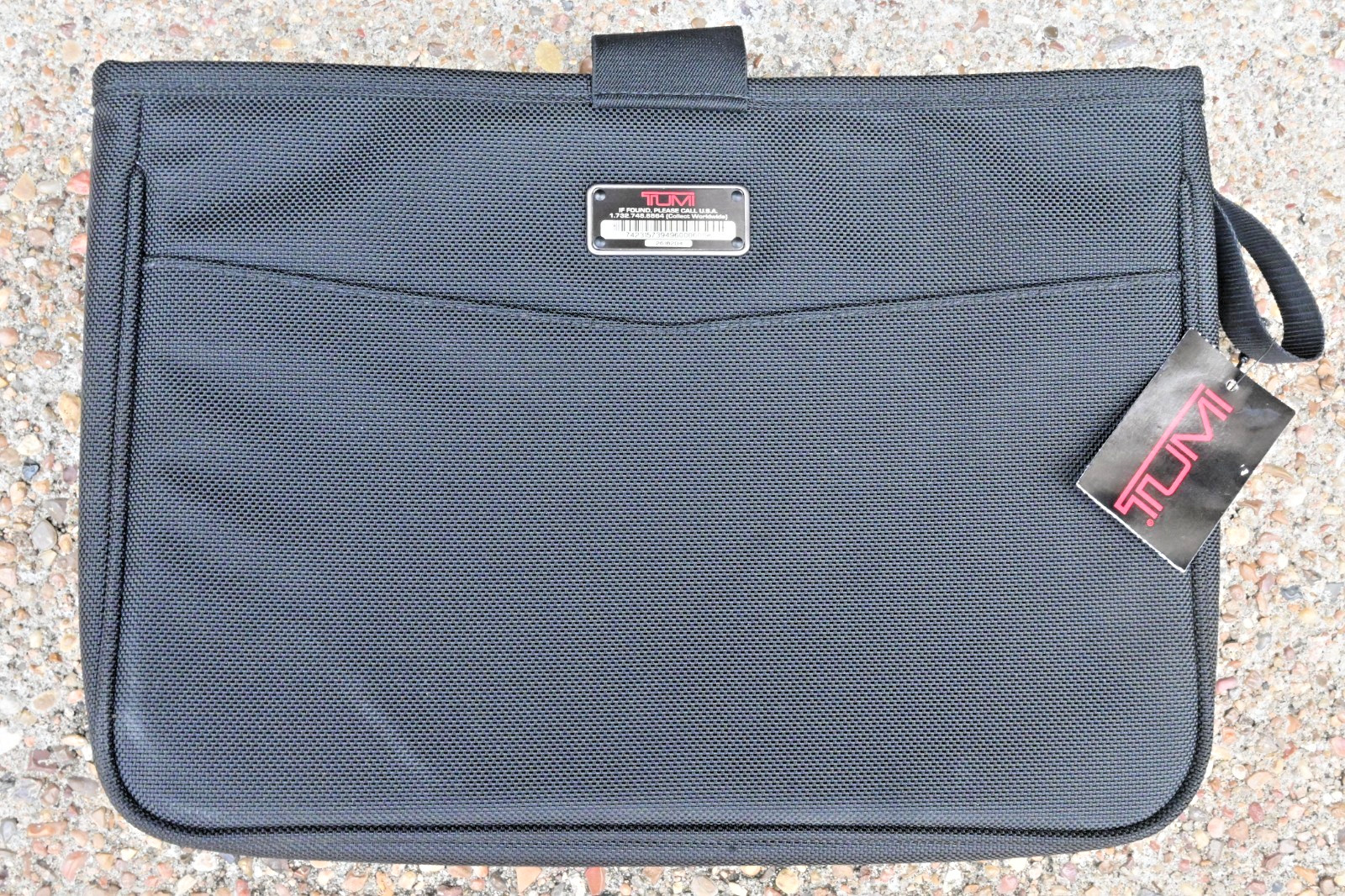 Tumi 14″ Black Ballistic Nylon Padded Laptop Computer Sleeve Case VINTAGE NWT