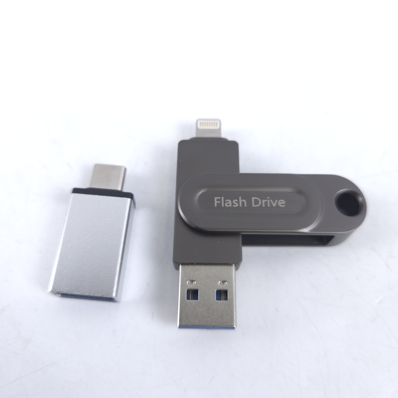 512GB USB Flash Drive With Type-C Adapter (Old IPhone Plug)