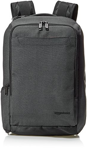 AMAZON BASICS SLIM CARRY ON LAPTOP TRAVEL OVERNIGHT BACKPACK – BLACK