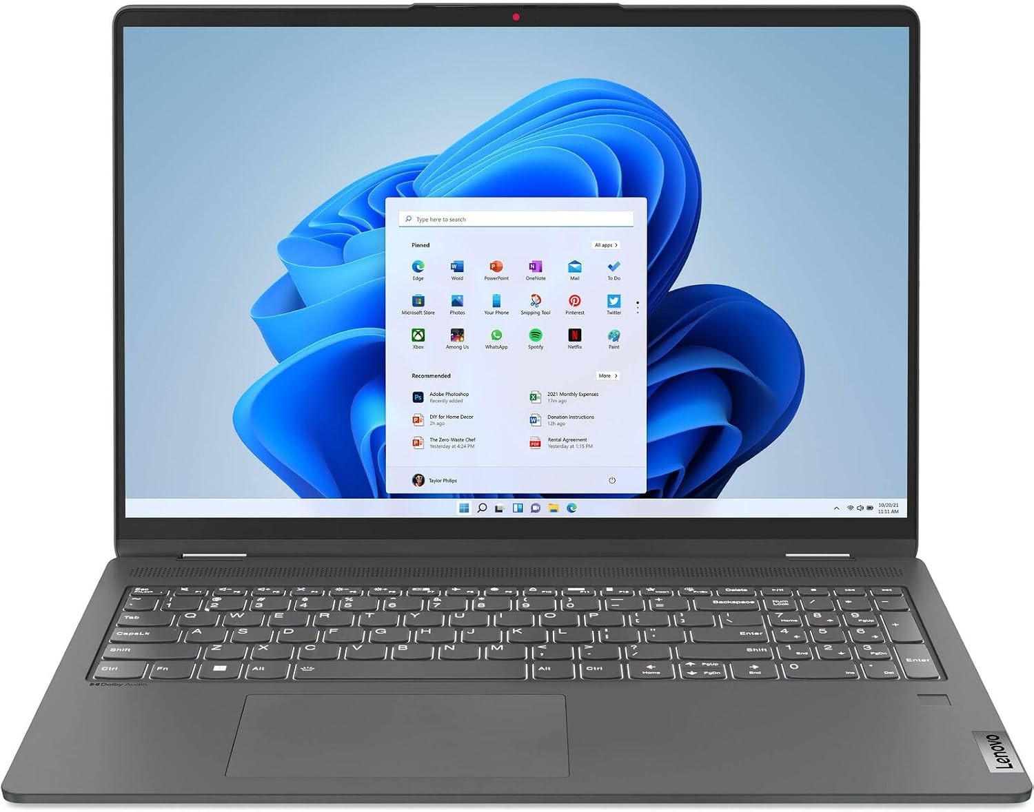 Lenovo Ideapad Flex 5 16Iau7 16″ Touch Laptop i7-1255U 8GB RAM 512GB SSD W11H-64