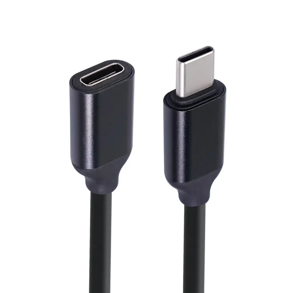 USB C Data Cables 60W Type-c Extension Cord Type-c Male To Female 3A Extension