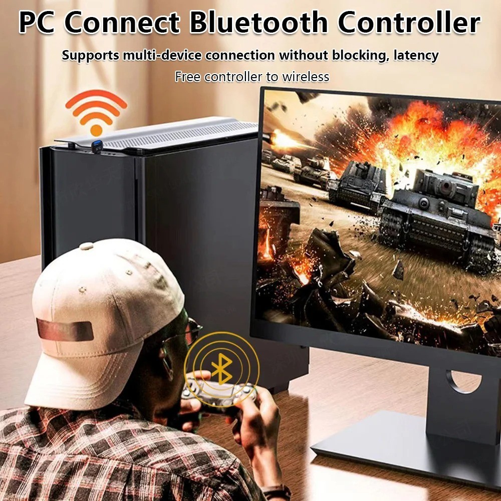 USB Dongle Bluetooth Adapter USB Bluetooth 5.4 for PC Dongle Adaptador