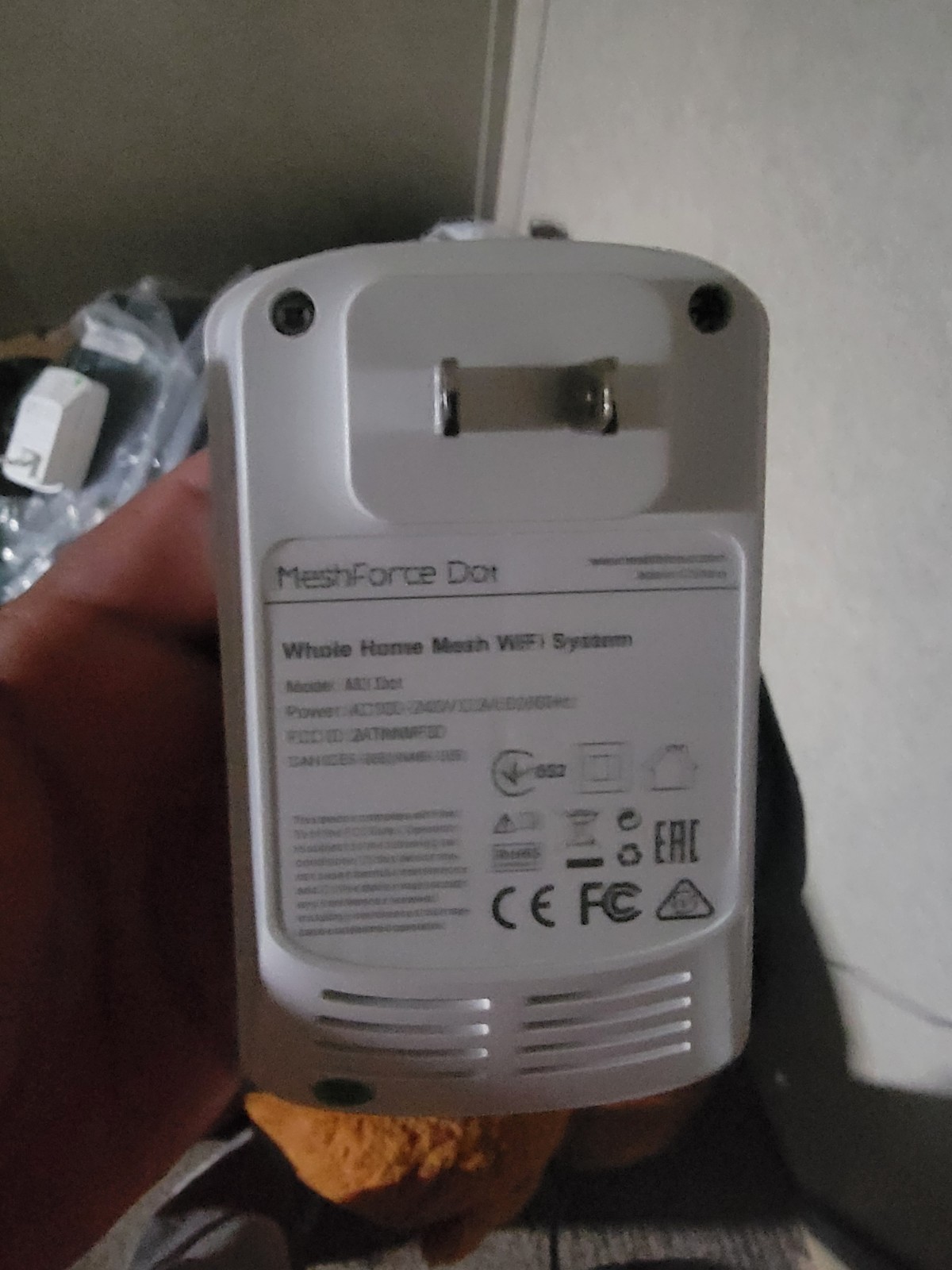 2x MeshForce M3 Dot Wall Plug WiFi Extender, Plug