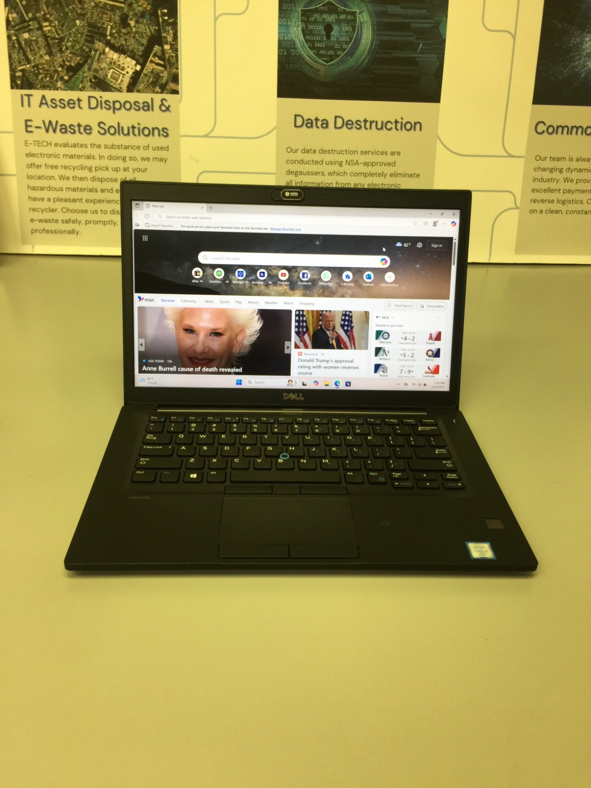 Dell Latitude 7480 14″ 128 GB SSD Core i7 6th Gen 2.60 GHz, 12 GB RAM WIN 11 PRO