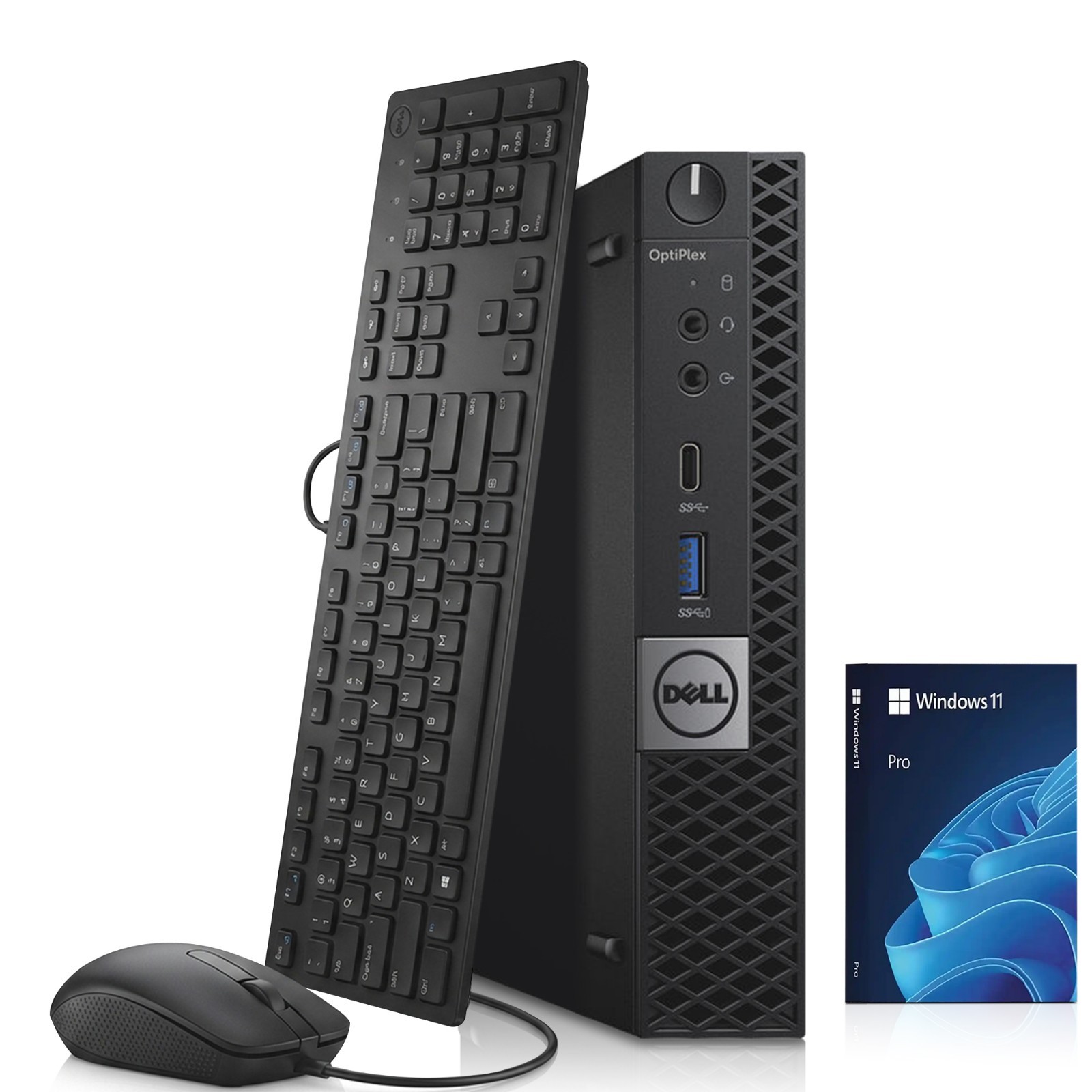 Dell 7050 Micro Desktop PC Intel i5-6th 32GB 1TB SSD Built-in-Wi-Fi Windows 11