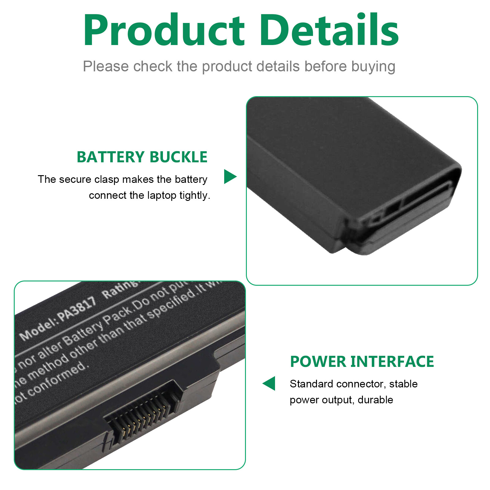 🧡LOT 100X PA3819U Battery for Toshiba A660 C655 PA3816U PA3817U PA3819U 5200mAh