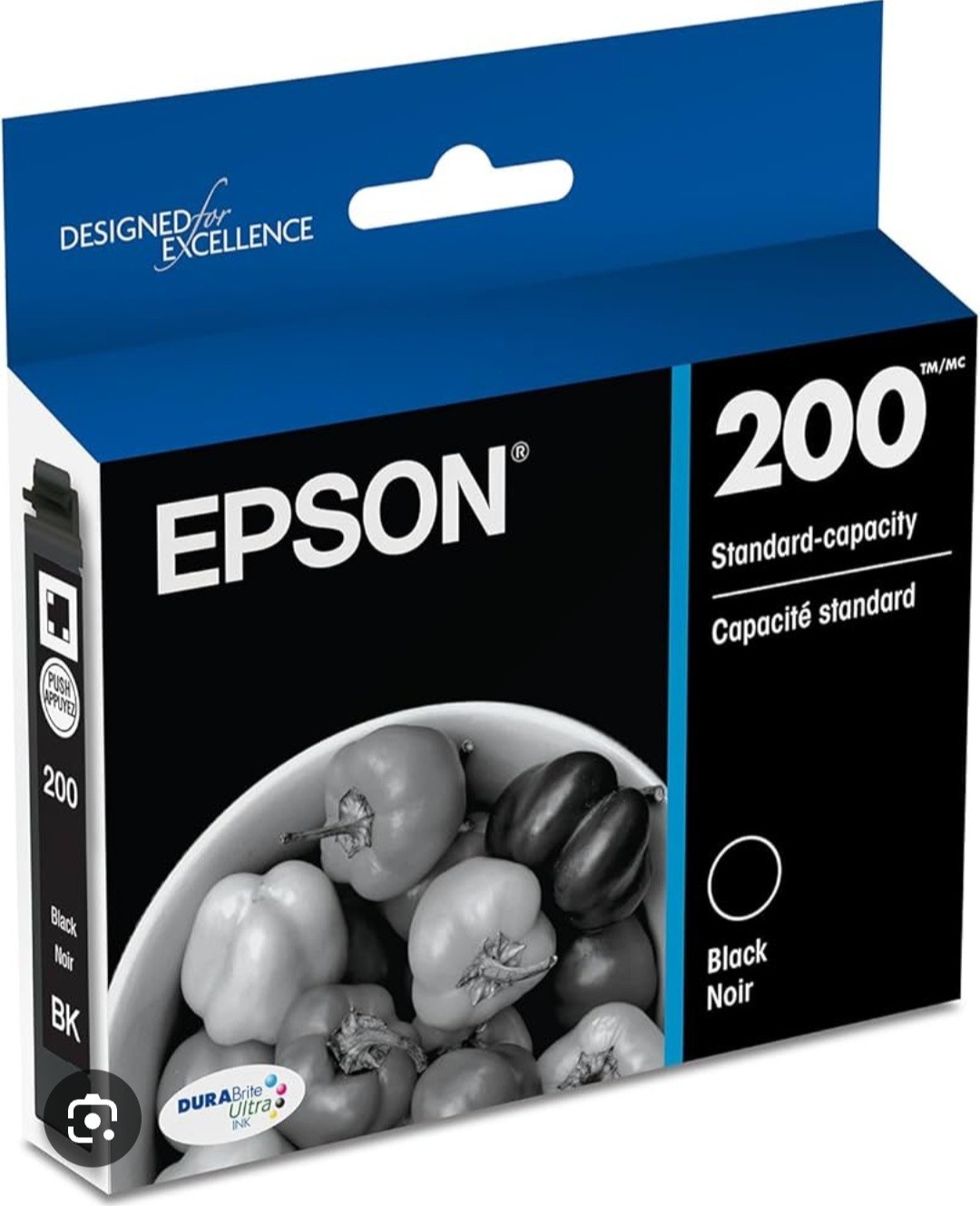 GENUINE OFFICIAL Epson T200120S Printer Ink Cartridge Black Expires 12/2023