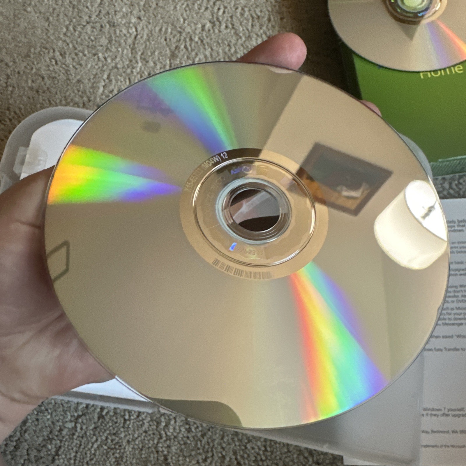 Microsoft Windows 7 Home Premium Upgrade 32 Bit & 64 Bit DVDs Complete w/ Key