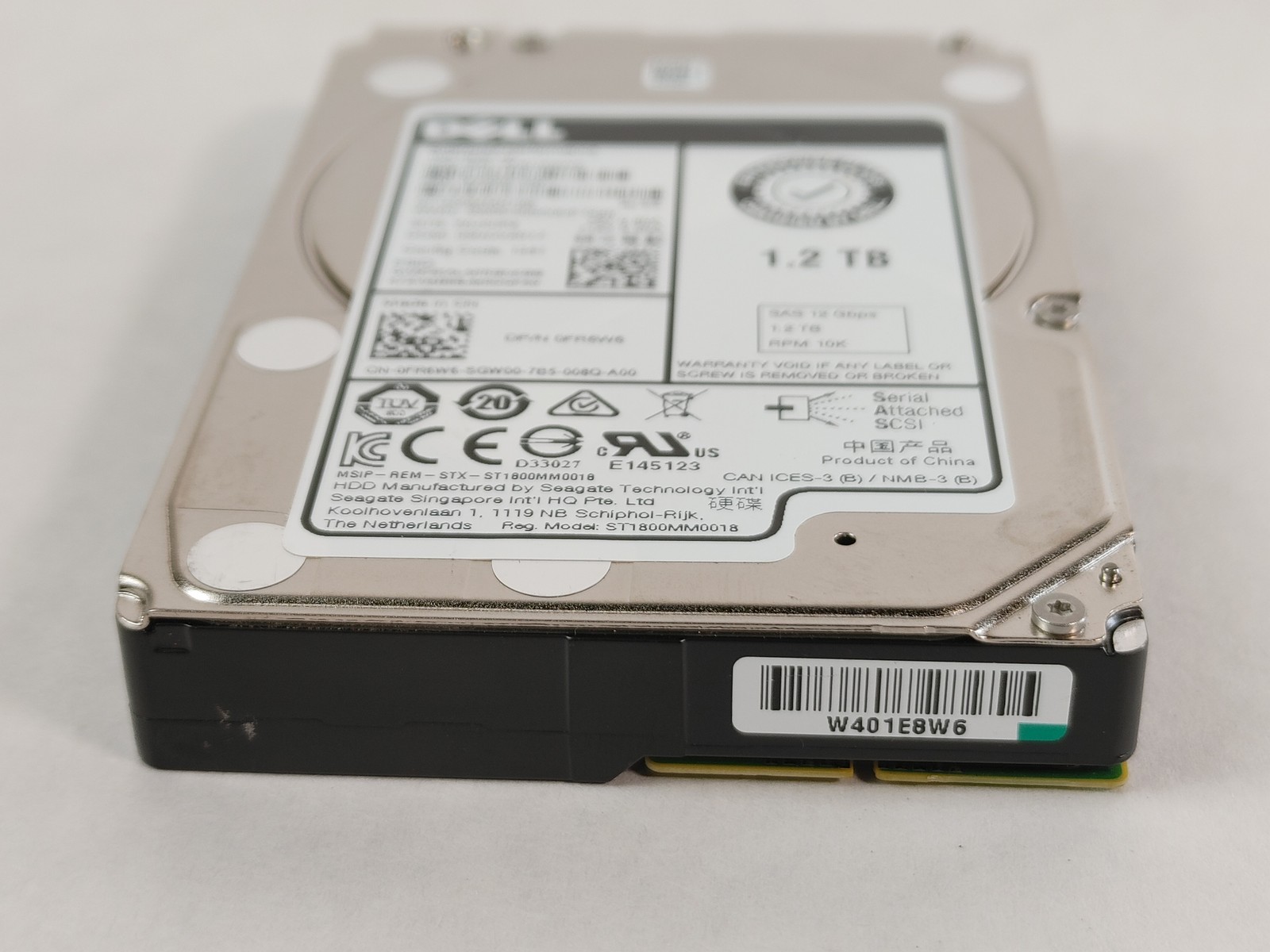 Lot of 2 Seagate Dell ST1200MM0198 1.2 TB SAS 3 2.5 in Enterprise Drive