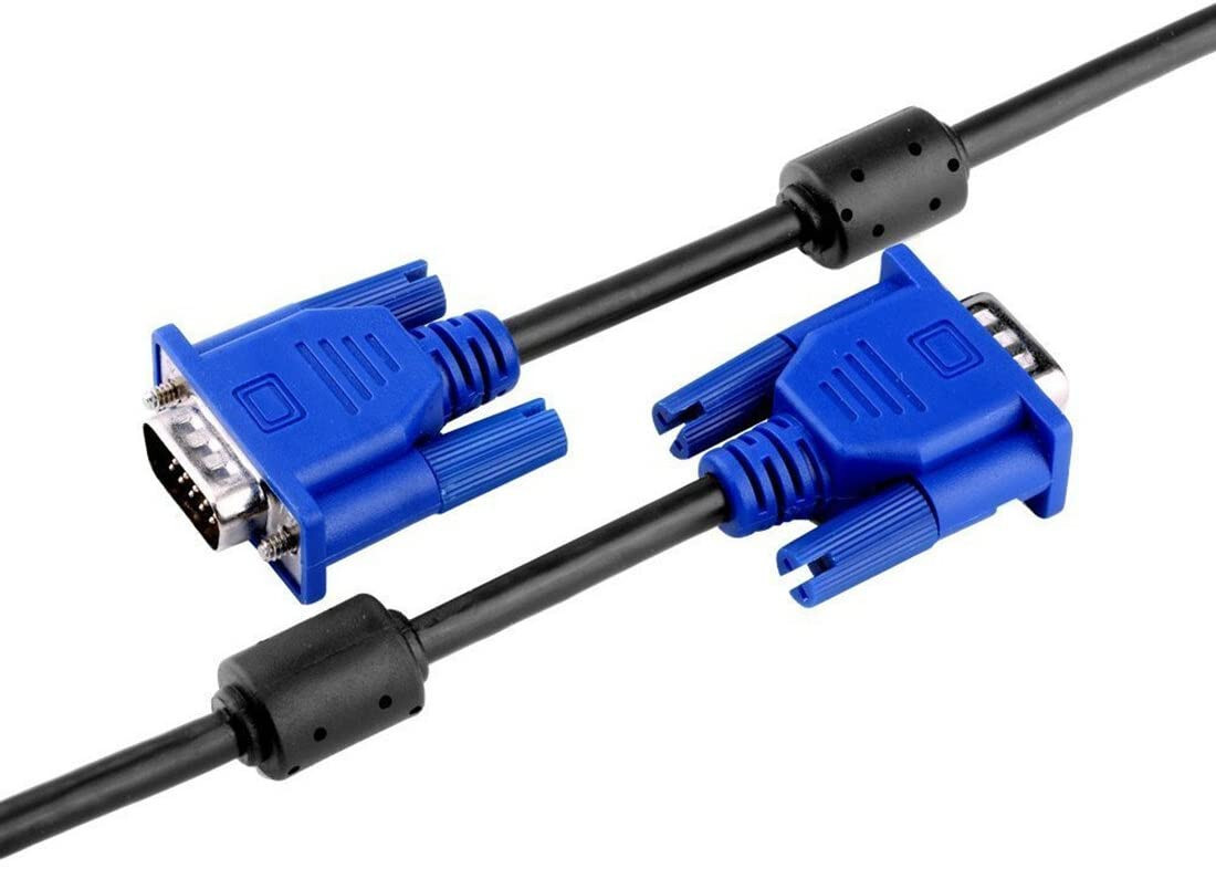 5FT 5 FT 15 PIN SVGA HP VGA Monitor M M Male 2 Male Cable BLUE CORD FOR PC TV US
