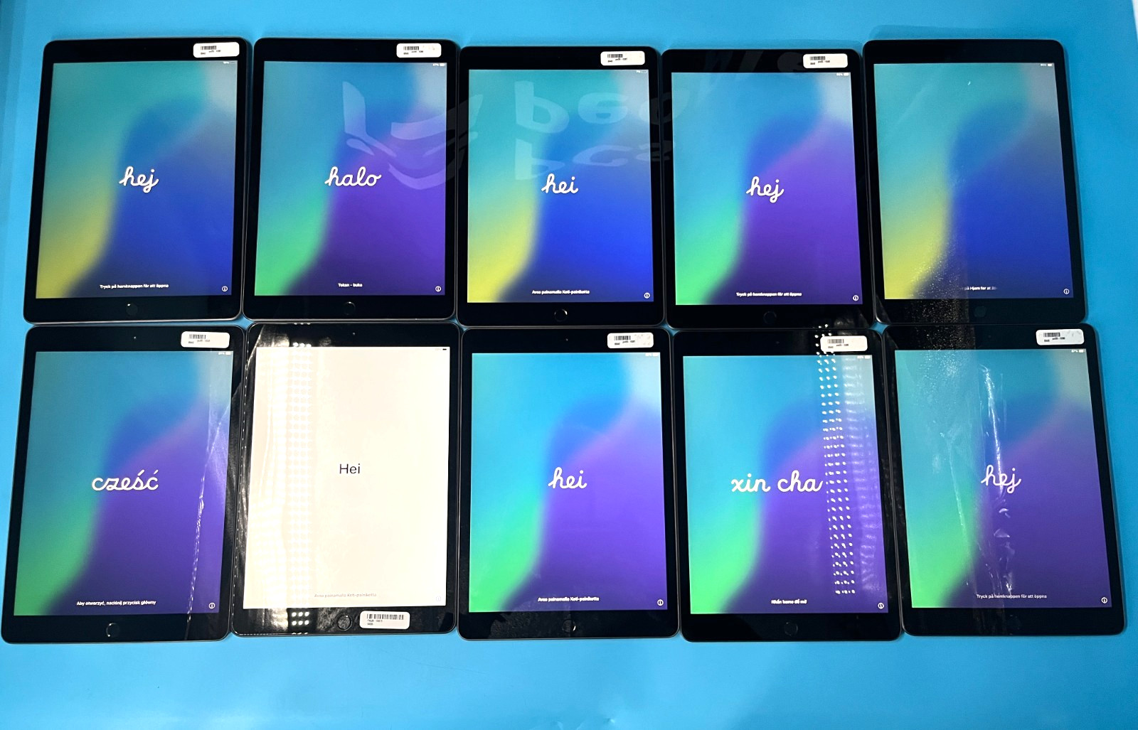 *LOT OF 10 APPLE IPADS 7th Gen. A2197 32GB Wi-Fi 9.7″ FREE SHIPPING BH= 92+*