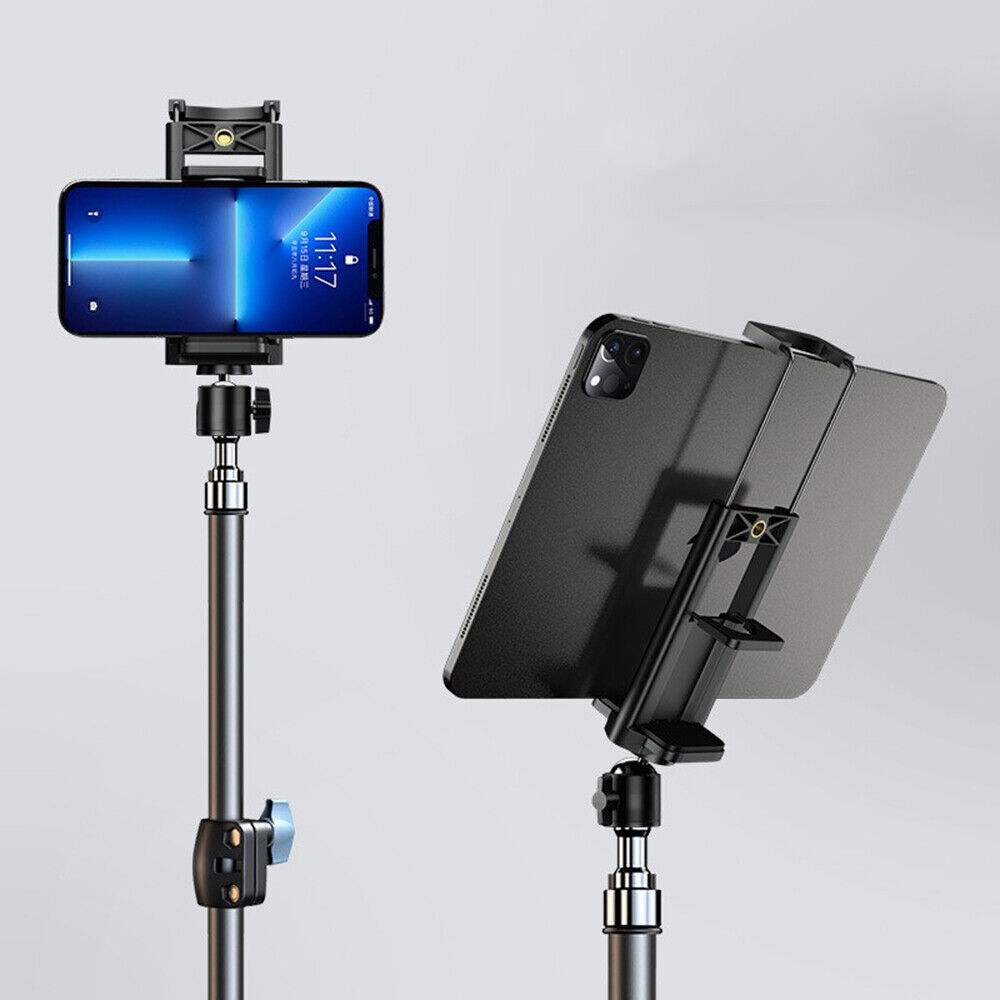 47.2″ Tablet Floor Tripod Stand Adjustable Height For 7″-11″ ipad iPhone Galaxy