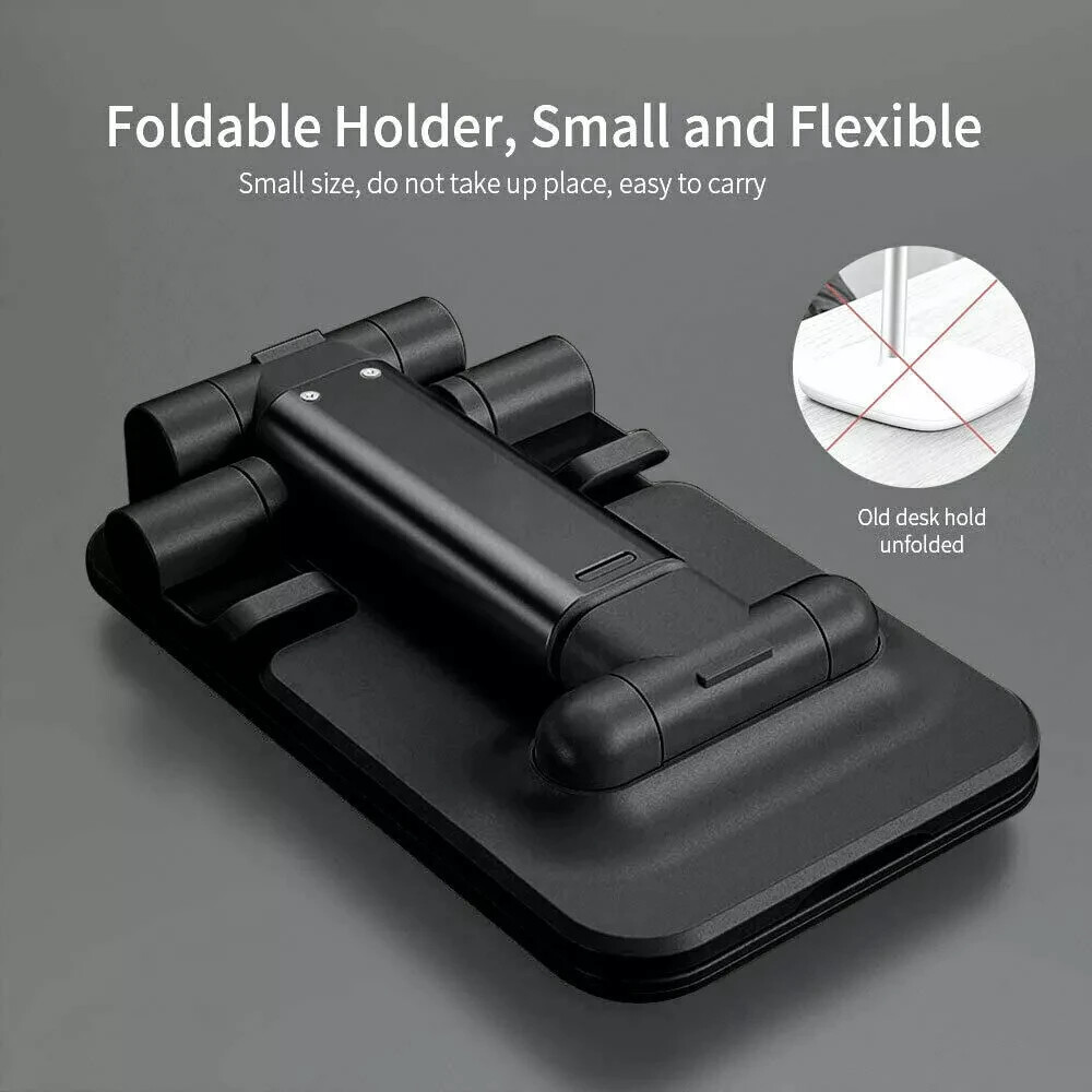 Adjustable Phone Tablet Desktop Stand Desk Holder Mount Cradle For iPhone iPad