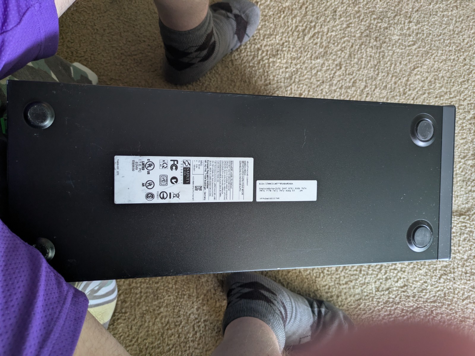 HP ProDesk 600 G1 Tower (TWR) business desktop computer.