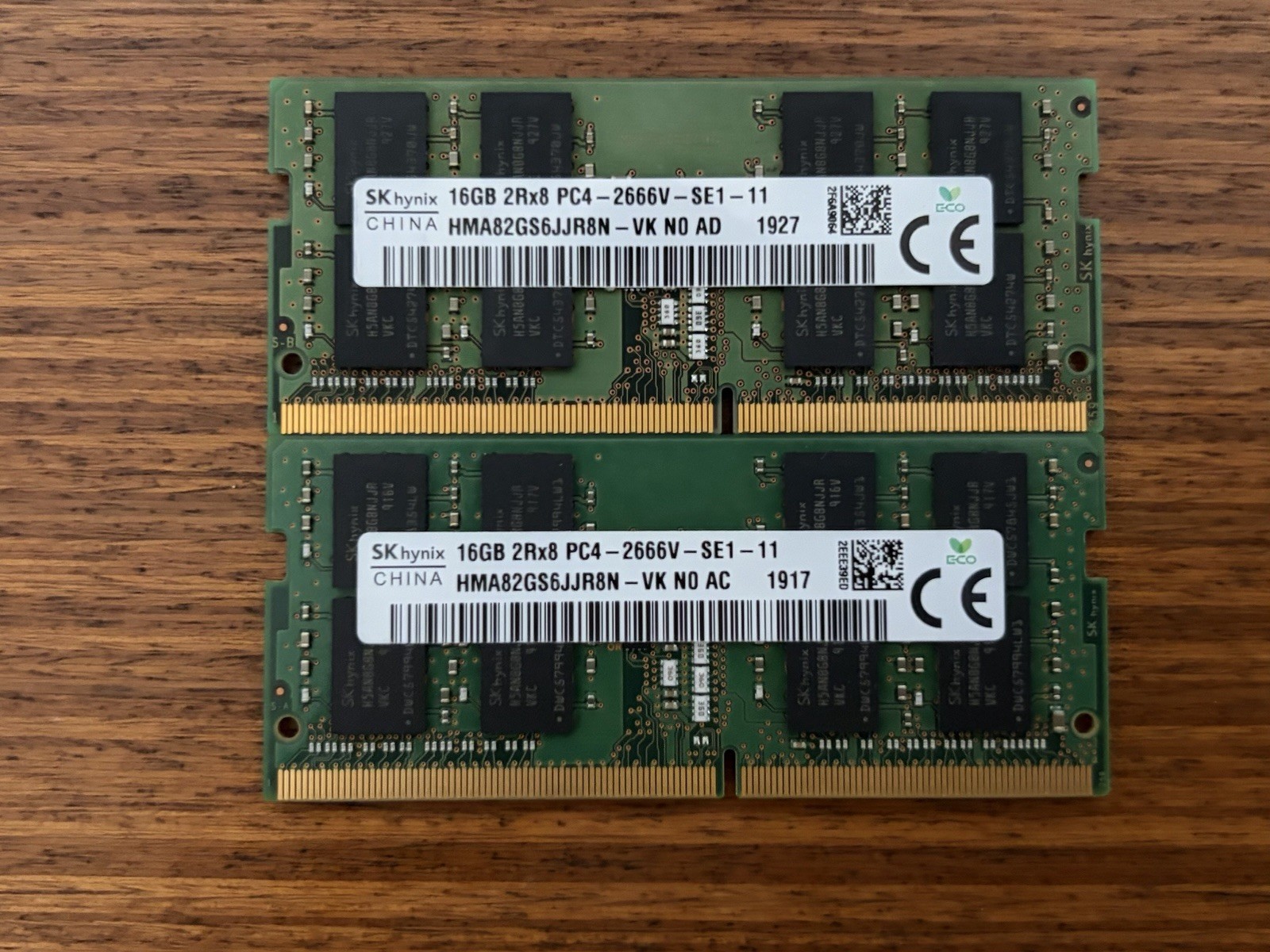 SK Hynix 32GB (2x16GB) DDR4-2666 PC4-2100 Laptop Memory Kit SODIMM