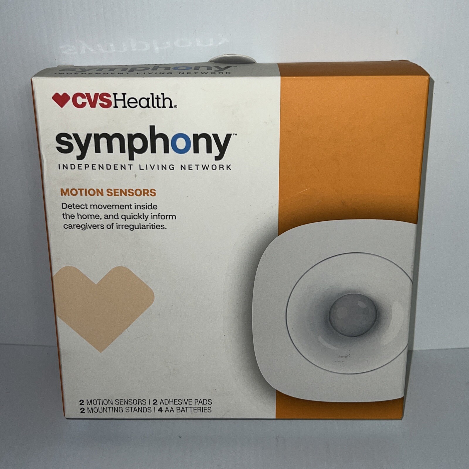 CVS Health Symphony Independent Living Network Motion Sensors 2 Count White