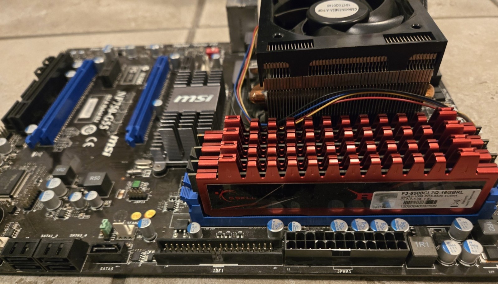 MSI NF750-G55 Motherboard, 16GB RAM, Phenom X6 1090T CPU