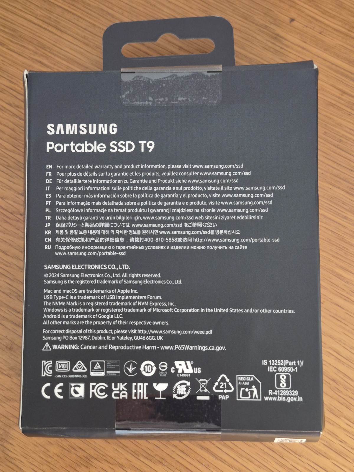 Samsung T9 External Portable SSD 4TB 2000MB/s – NEW Factory Sealed FREE SHIP