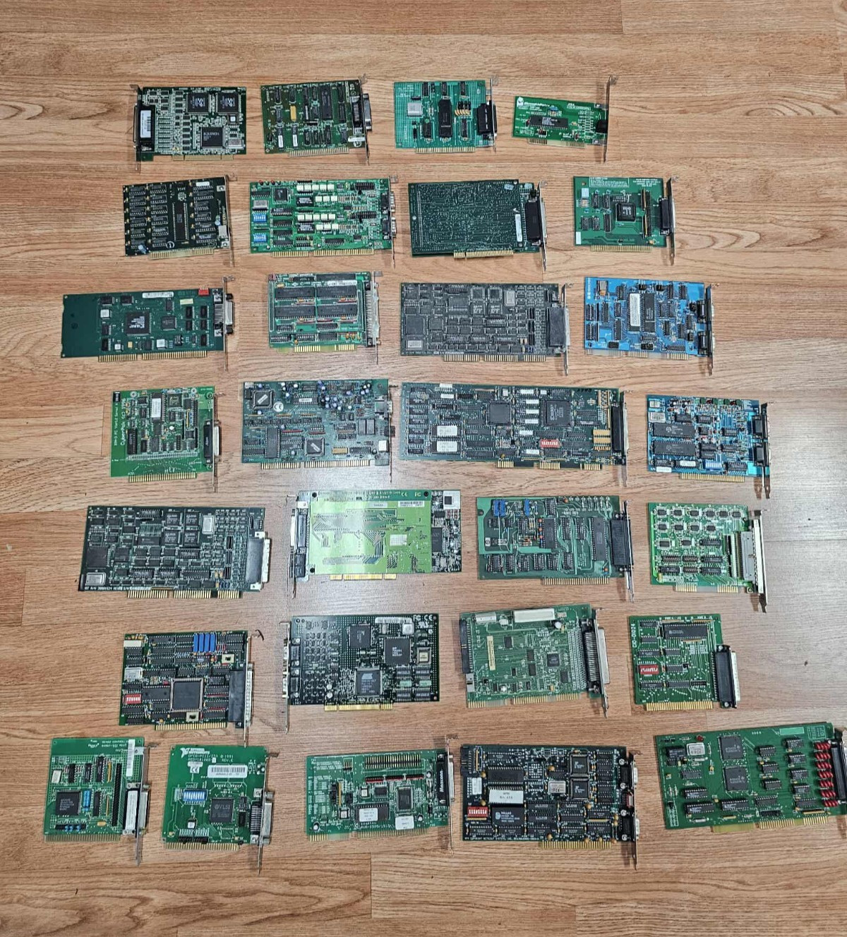 Huge Lot Misc/Random Unknown Proprietary Custom ISA Industrial Controller Cards