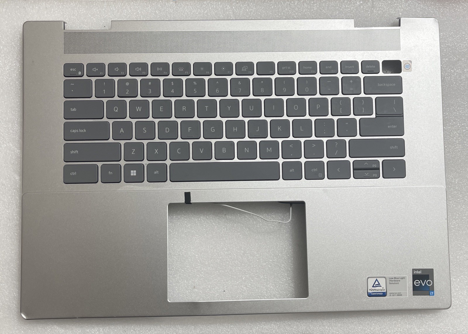 OEM DELL Inspiron 16PLUS 7630 7635 Palmrest Bcl Keybord 0JT64C Silver SA T7 Read