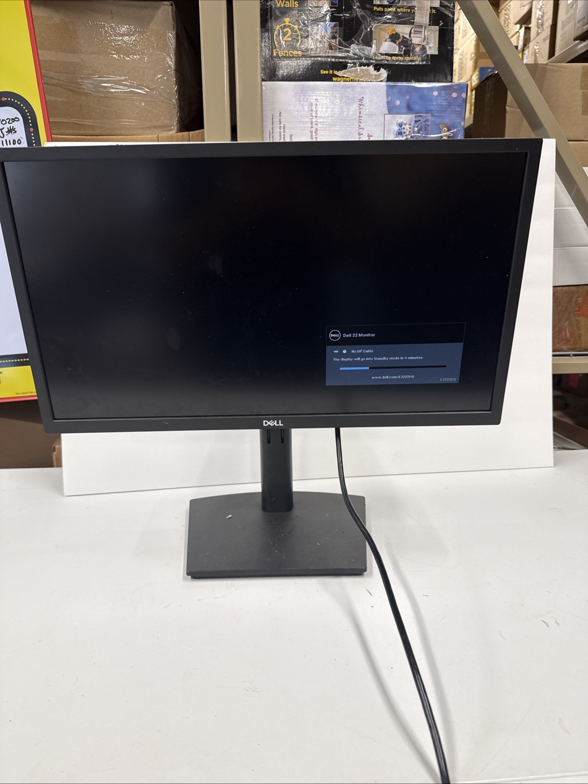 Dell E2222HS 21.5” 1080p FHD VA LCD LED Monitor, With Stand, with Power Cable