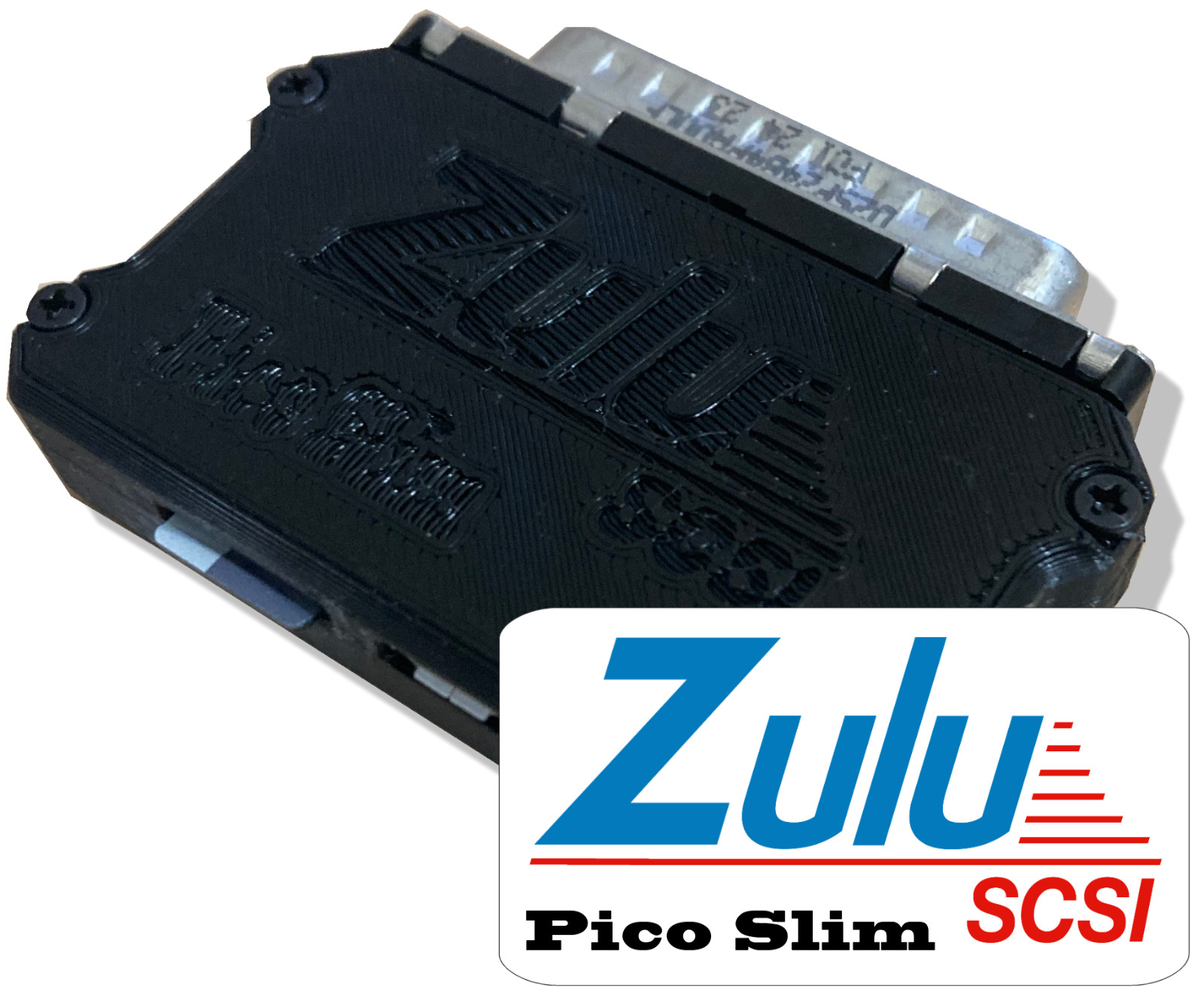 ZuluSCSI Pico Slim External SCSI SD Drive