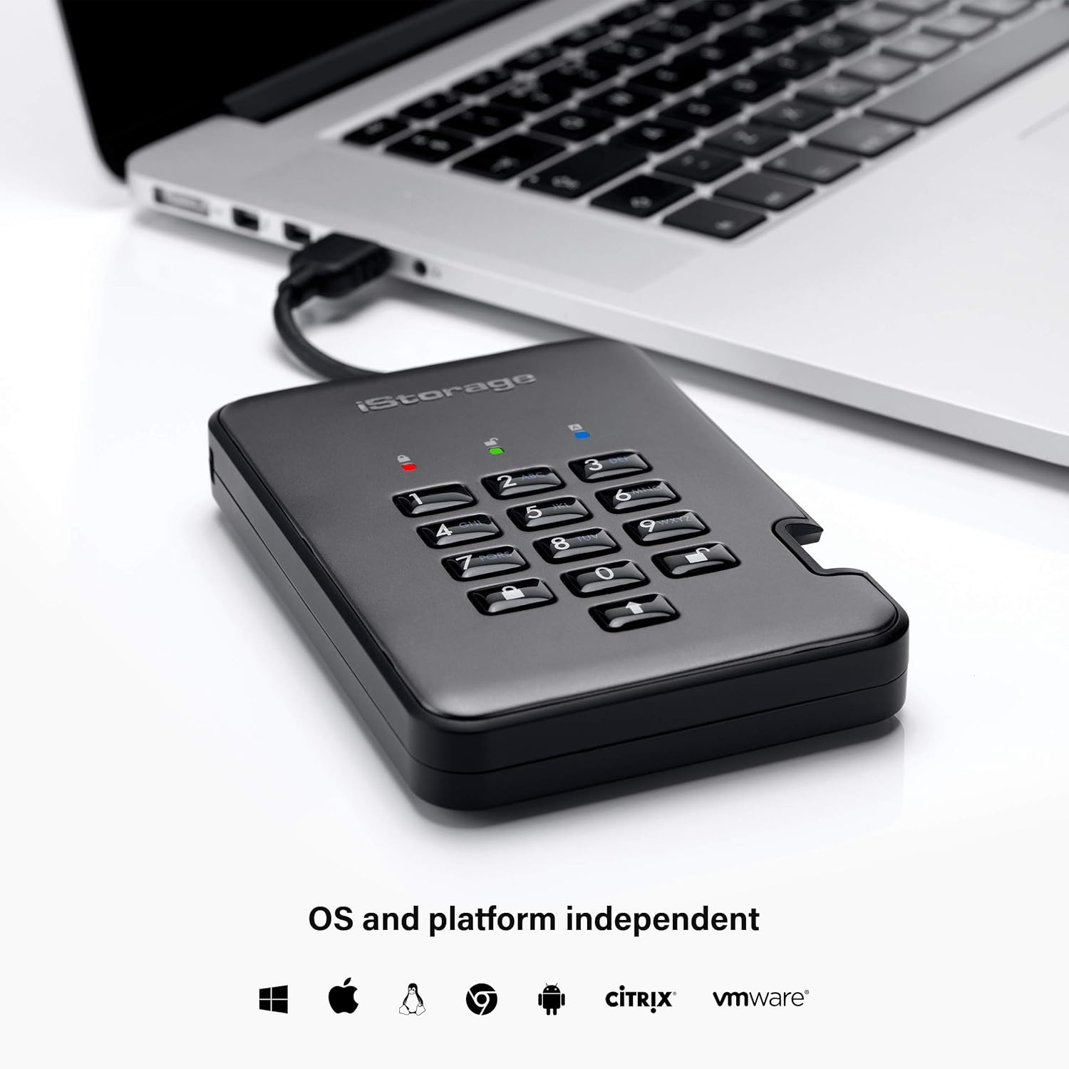 Diskashur PRO2 HDD 500GB | Secure Portable Hard Drive | FIPS Level 3 Certified |