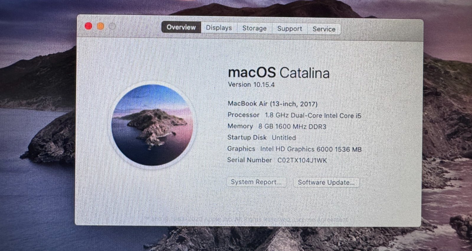 Apple MacBook Air 13.3″ (128GB SSD, Intel Core i5 5th Gen., 1.80 GHz, 8GB)…
