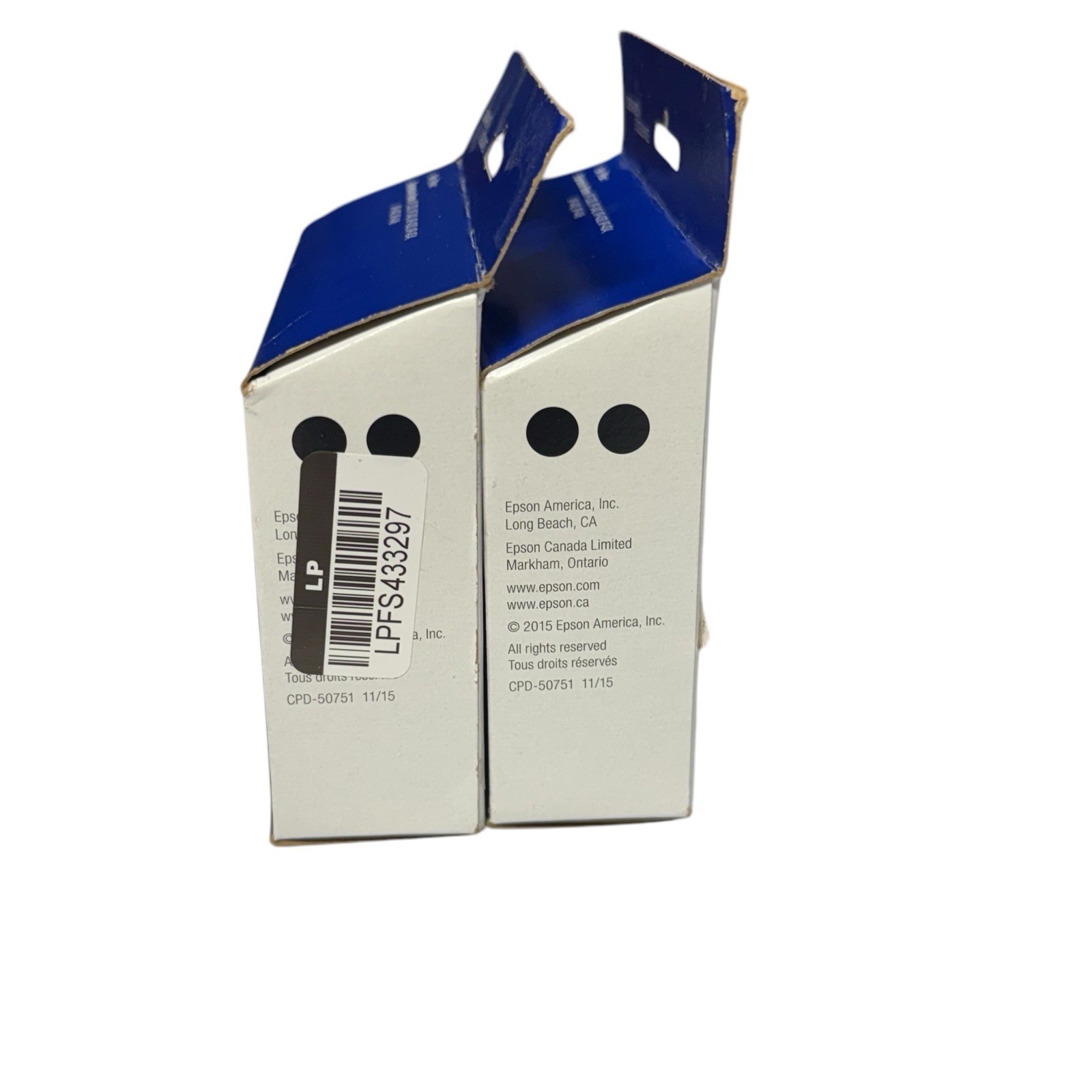 GENUINE Epson 288 Black Ink Cartridges 2-Pack (LOT OF 2) Exp. 8/2024