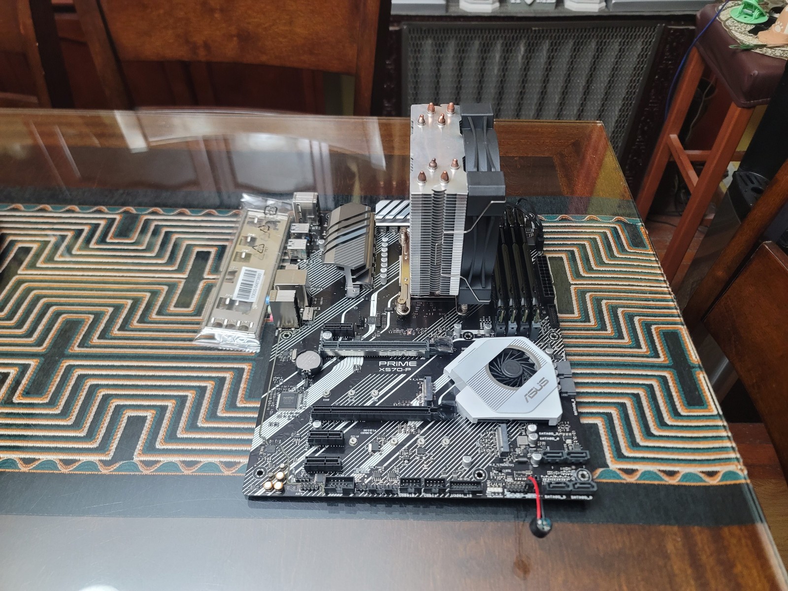 AMD Combo – Ryzen 7 5700X + ASUS X570 Board + 32GB DDR4-3600 + Tower Cooler