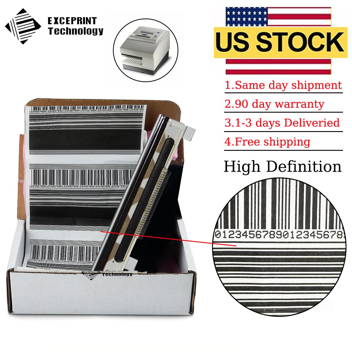 ✅ Printhead for IBM SureMark 4610-2NR 4610-2CR POS Printer 44D0189 US STOCK✅