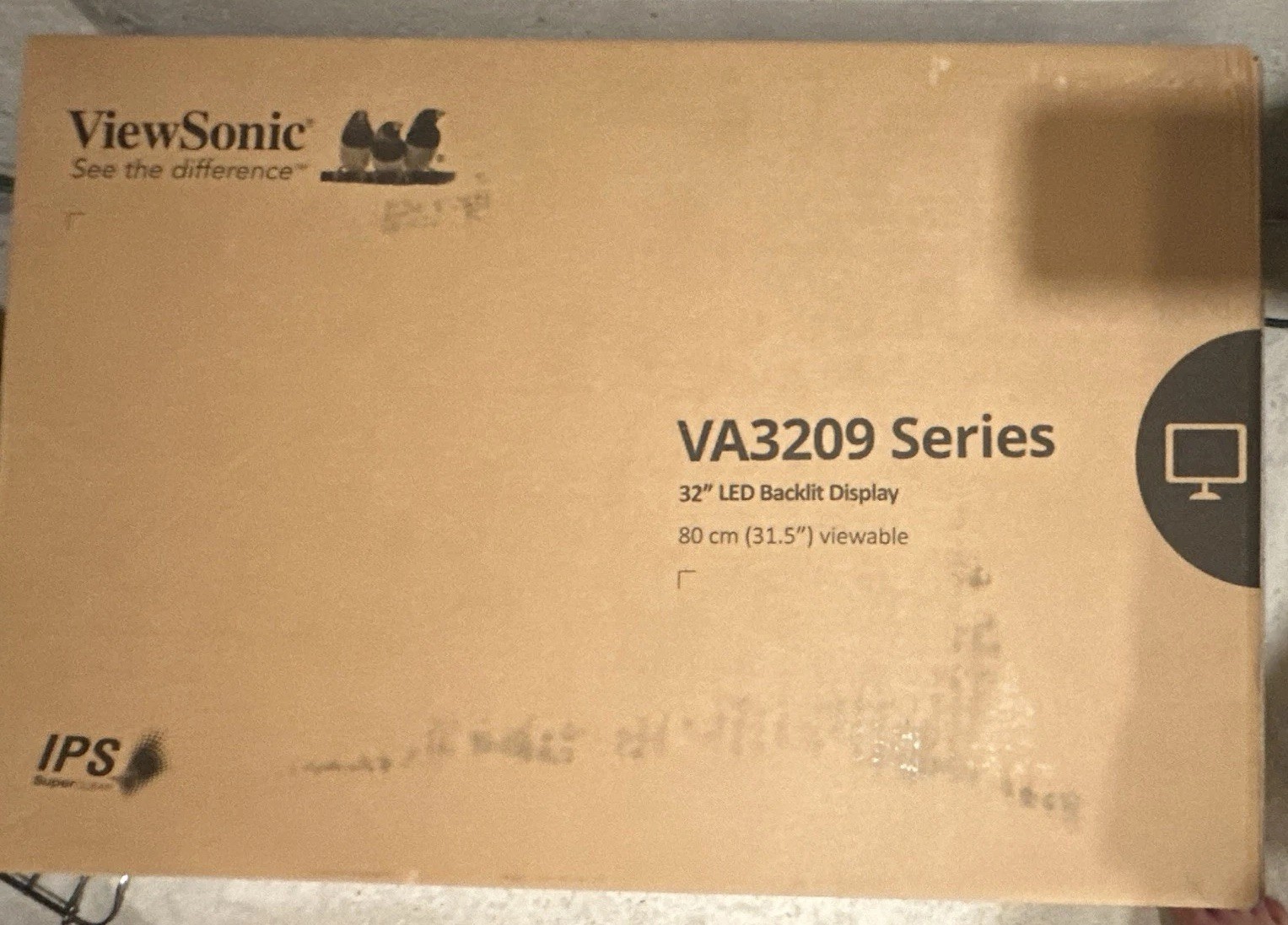 ViewSonic VA3209 32in FHD 1920×1080 LED 75Hz 4ms HDMI/VGA Wall