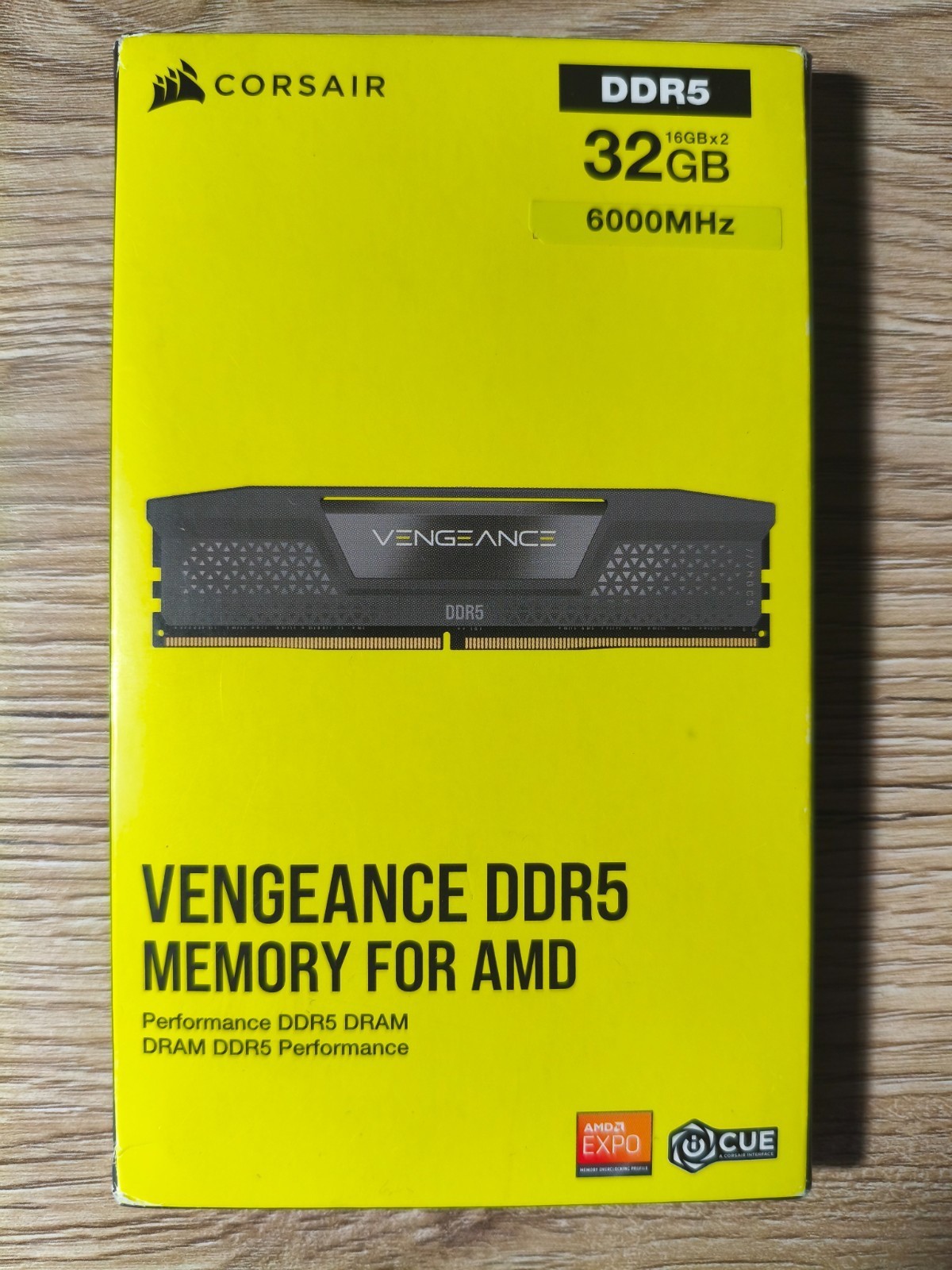 CORSAIR Vengeance DDR5 32GB (2x16GB) DDR5 6000MHz CL36 AMD Expo Intel XMP iCUE
