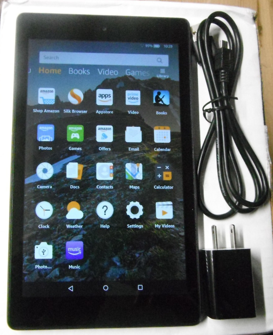 Amazon Kindle Fire HD 8 Tablet 7th Generation 32GB -Black, SX034QT