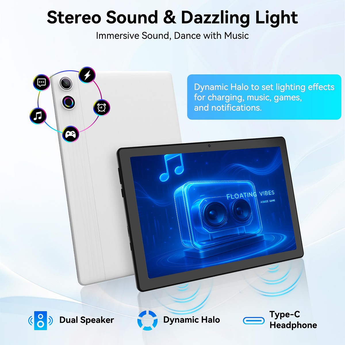 AEEZO Tablet 11 inch Ultra Android 14 Tablets 16GB RAM 128GB, 1TB Expandable IPS