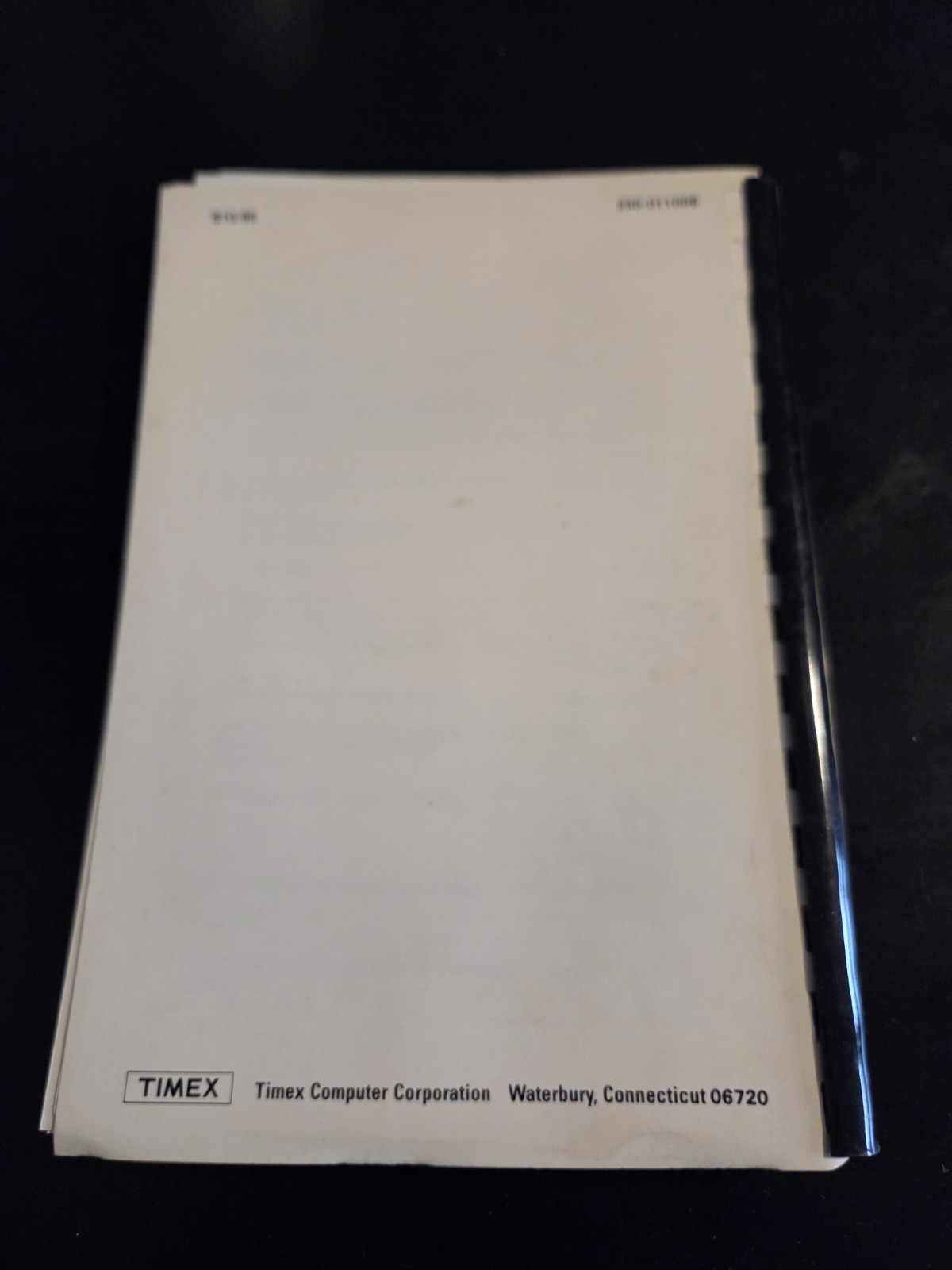 Timex Sinclair 1000 Original User Manual Instruction Book for the Computer 1982