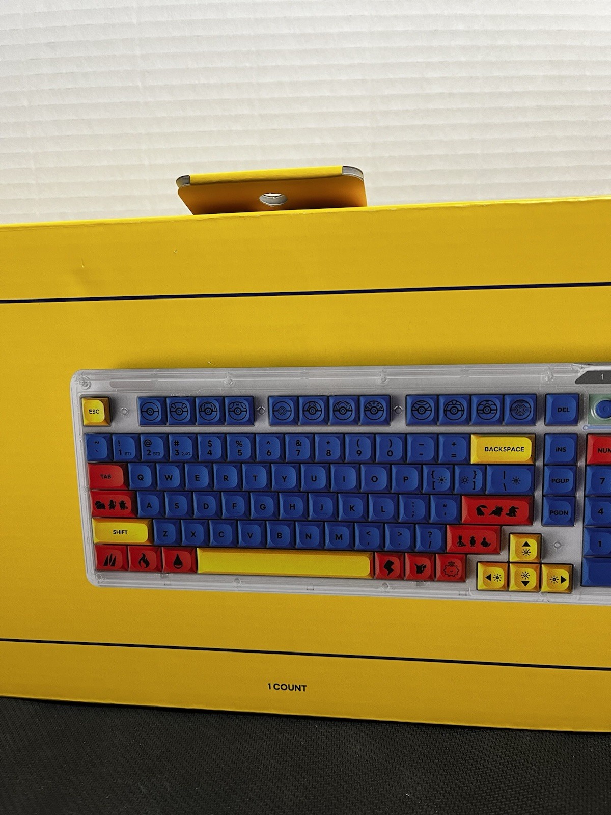 Pokémon Wireless Keyboard Yellow/Blue/Red QWERTY English (Target Box)