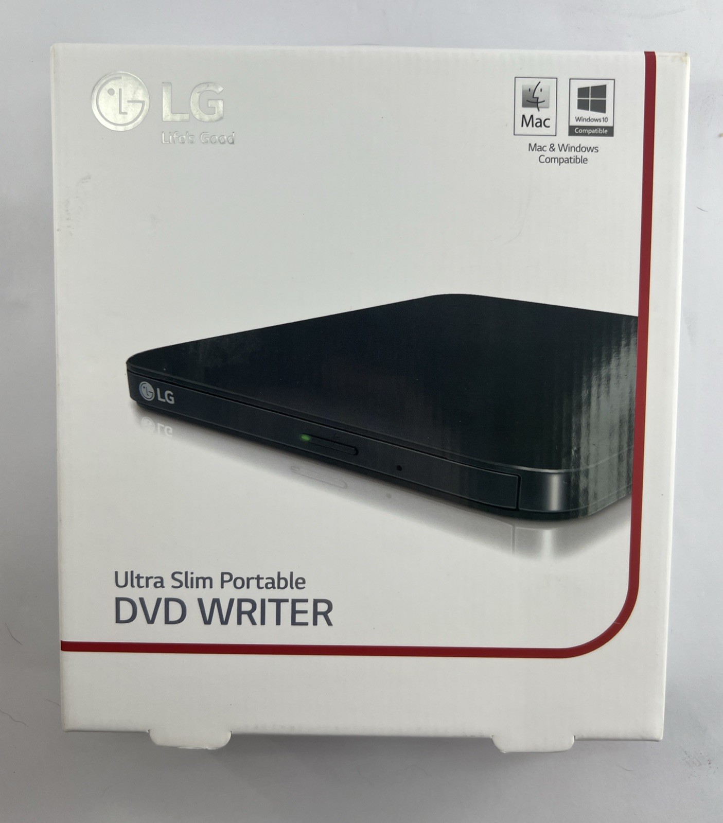 LG SP80NB80 Ultra Slim Portable DVD Writer External Drive Mac Windows New Open
