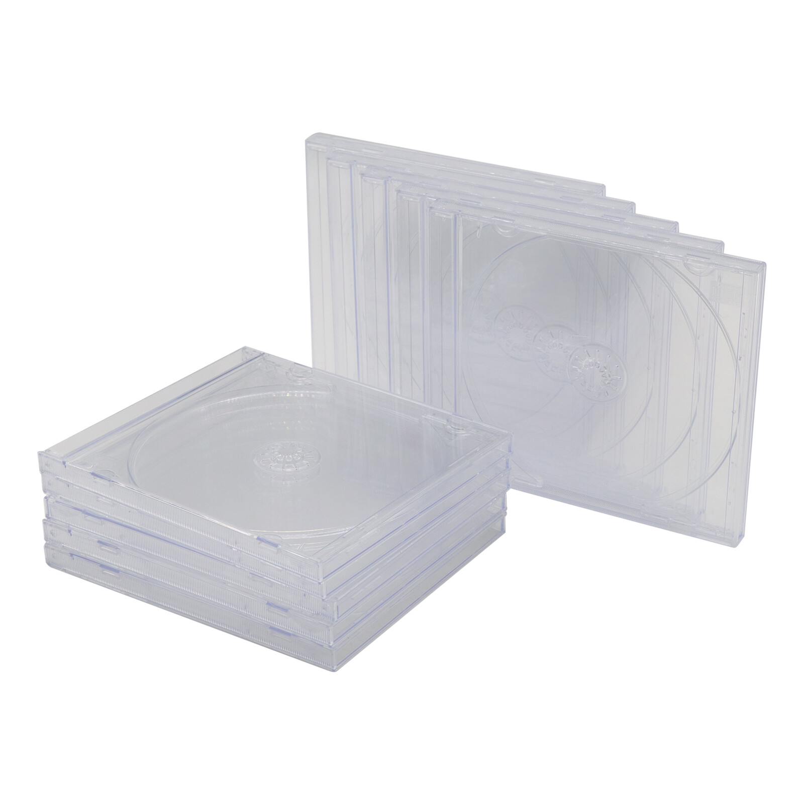 1x Standard CD Jewel Case Single 1-Disc Case with Tray 10.4mm Clear Protectors