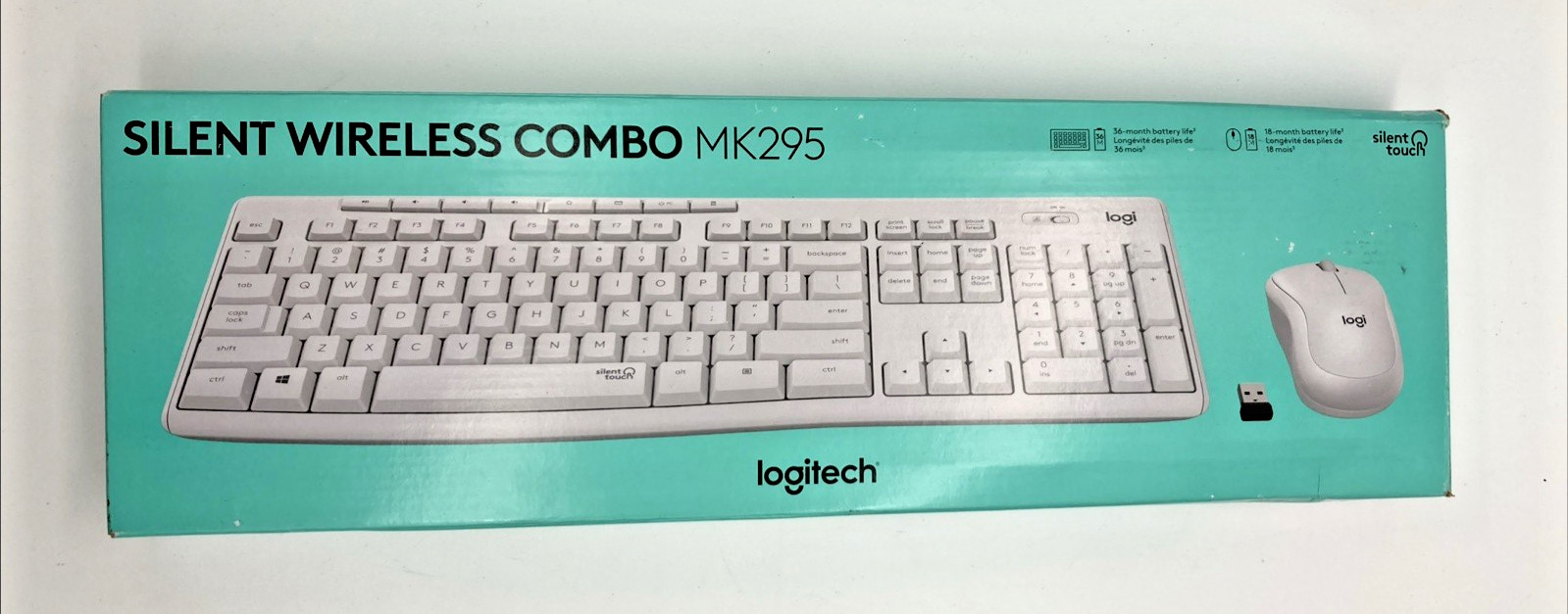NEW Logitech MK295 Keyboard Combo with SilentTouch Technology, Mr